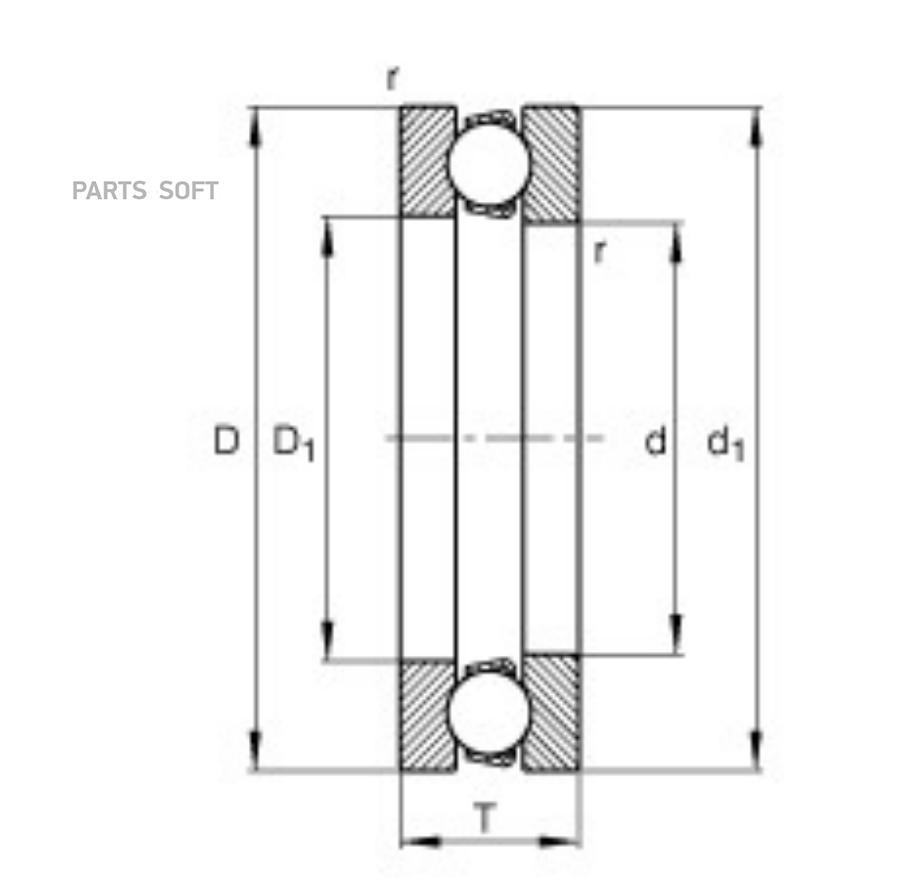 sparepart SKF 51210