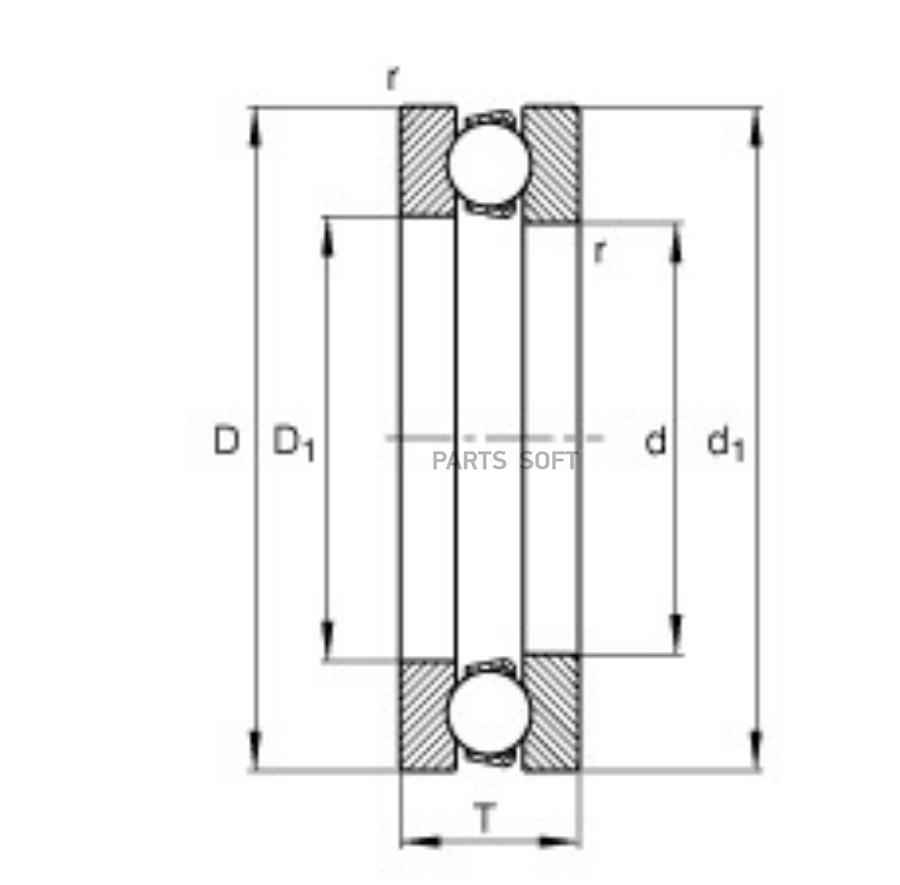 SPARE PART NSK 51207