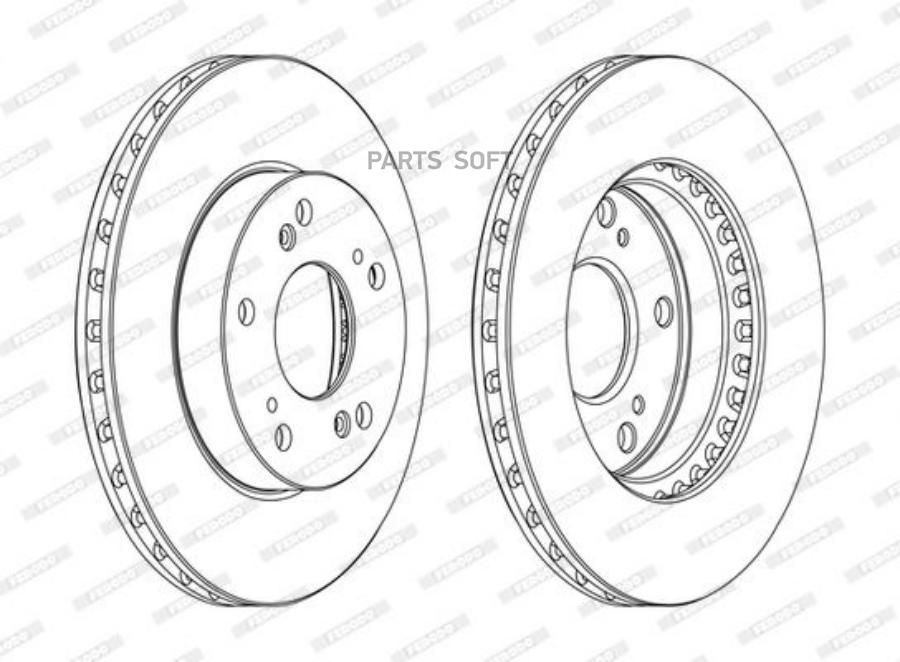 Brake Disc FERODO DDF1939C