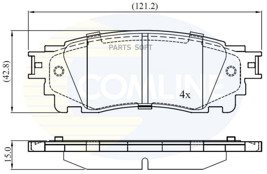 Автозапчасть COMLINE CBP02460