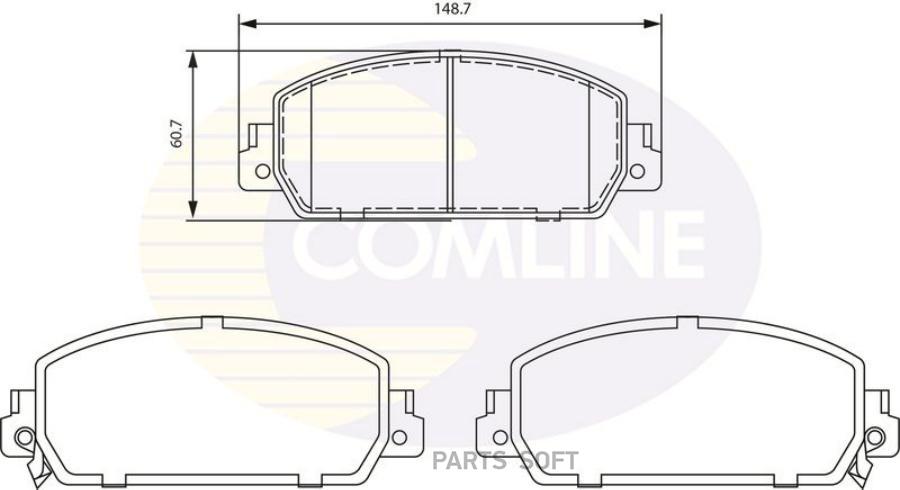 КОЛОДКИ ТОРМ HONDA COMLINE CBP32281