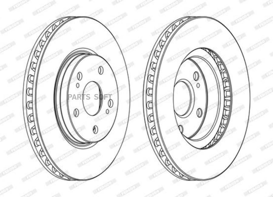 Brake Disc FERODO DDF1814C