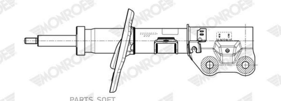 Excel-G амортизатор подвески газонаполненный MONROE G8630