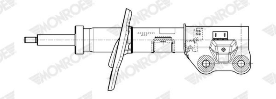 Excel-G амортизатор подвески газонаполненный MONROE G8629