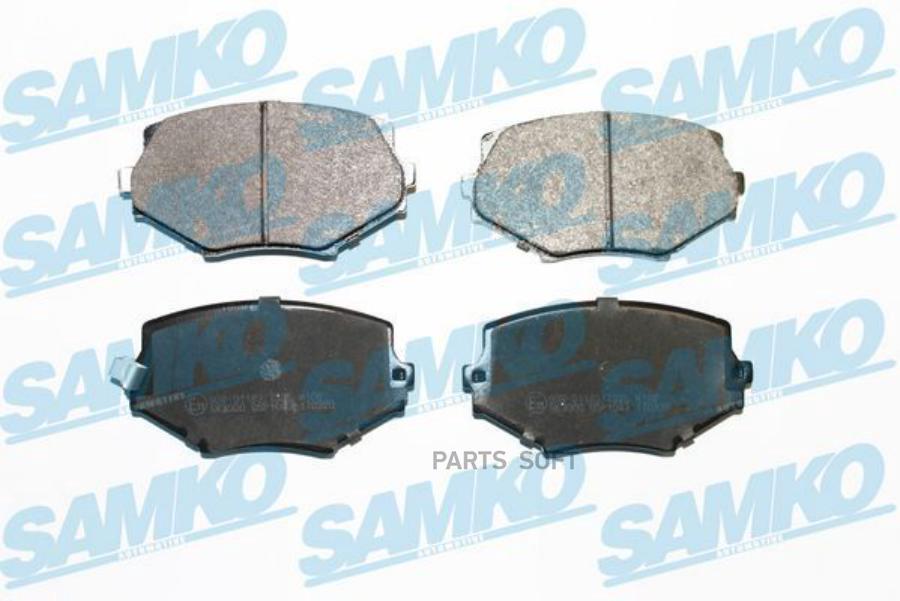 Колодки тормозные дисковые комплект SAMKO 5SP1043