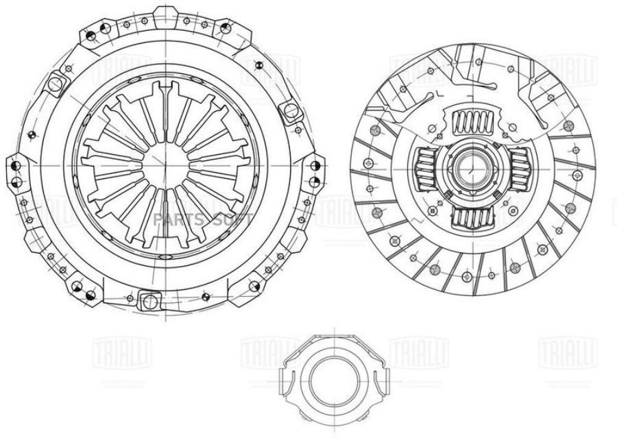 Нажимной диск сцепления TRIALLI FR1911