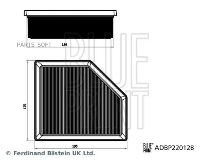 Автозапчасть BLUE-PRINT ADBP220128