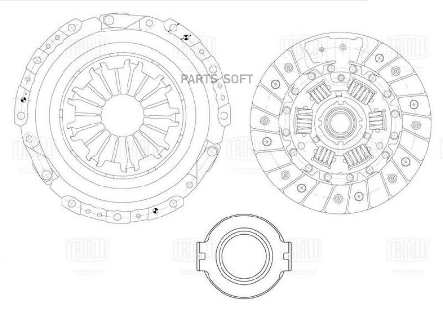 Сцепление компл HONDA СR-V 95- TRIALLI FR2304