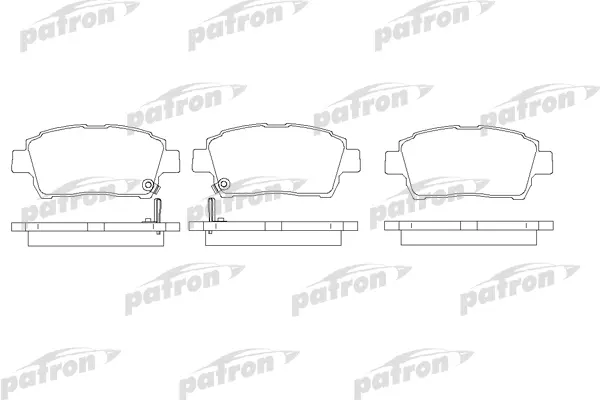 Колодки тормозные дисковые PATRON PBP1392