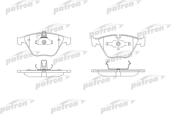 Колодки тормозные дисковые PATRON PBP1628