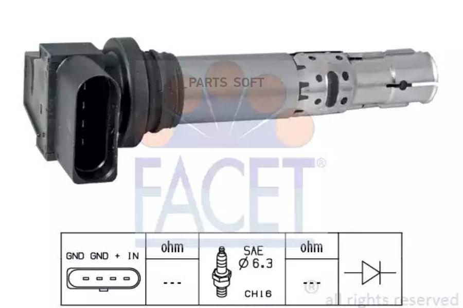 Катушка зажигания FACET 96374