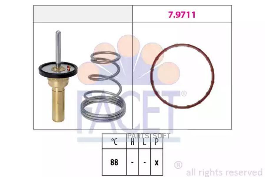 Термостат 88C FACET 78798