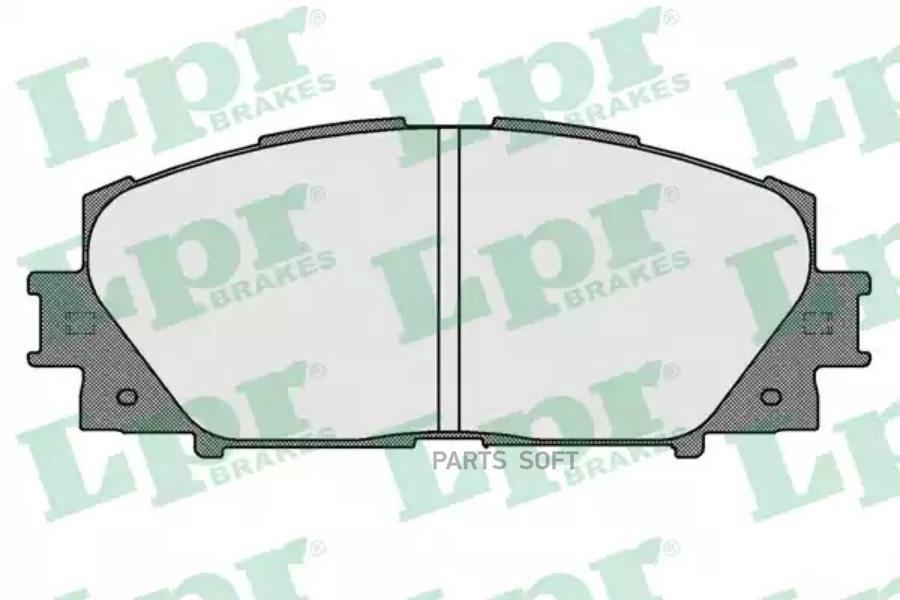 Комплект тормозных колодок дисковый тормоз LPR 05P1529