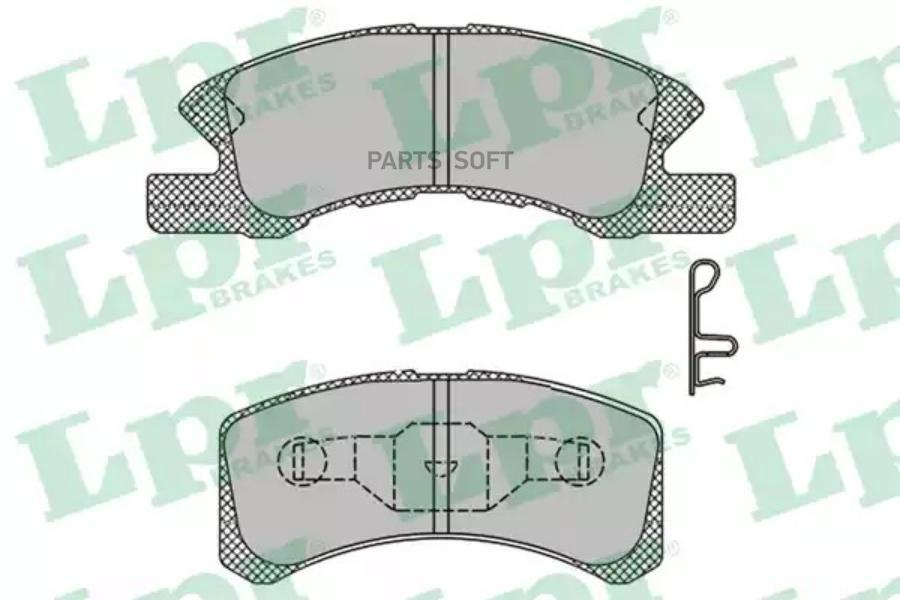 Колодки тормозные   передние LPR 05P1443