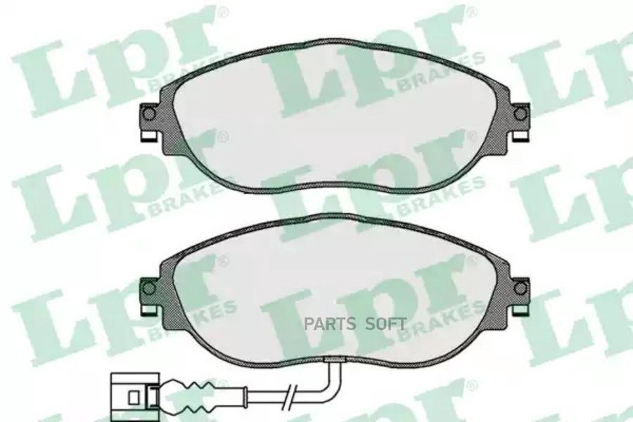 Колодки Тормозные Дисковые 05P1734 Lpr арт 05P1734 LPR 05P1734