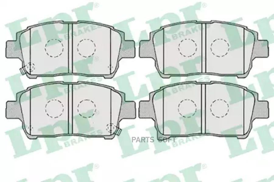 Комплект тормозных колодок дисковый тормоз LPR 05P1003