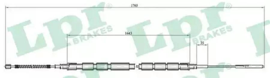 Автозапчасть LPR C0657B