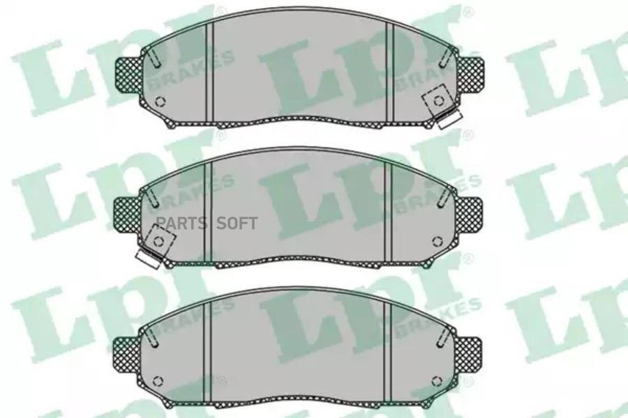 Колодки тормозные   25 05 передние LPR 05P1495