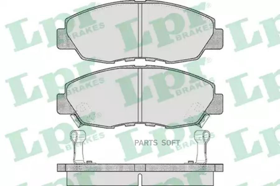 комплект колодок дисковых LPR 05P566