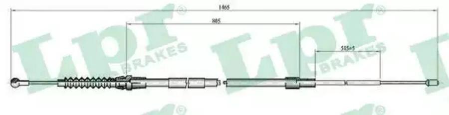 Трос LPR C0064B