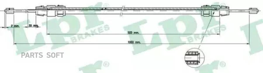 Автозапчасть LPR C0421B