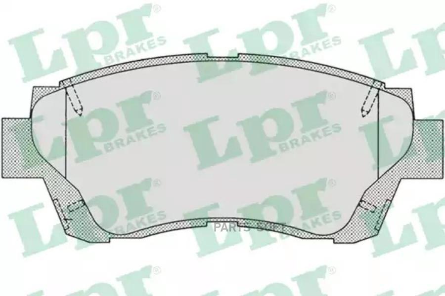 Комплект тормозных колодок дисковый тормоз LPR 05P701
