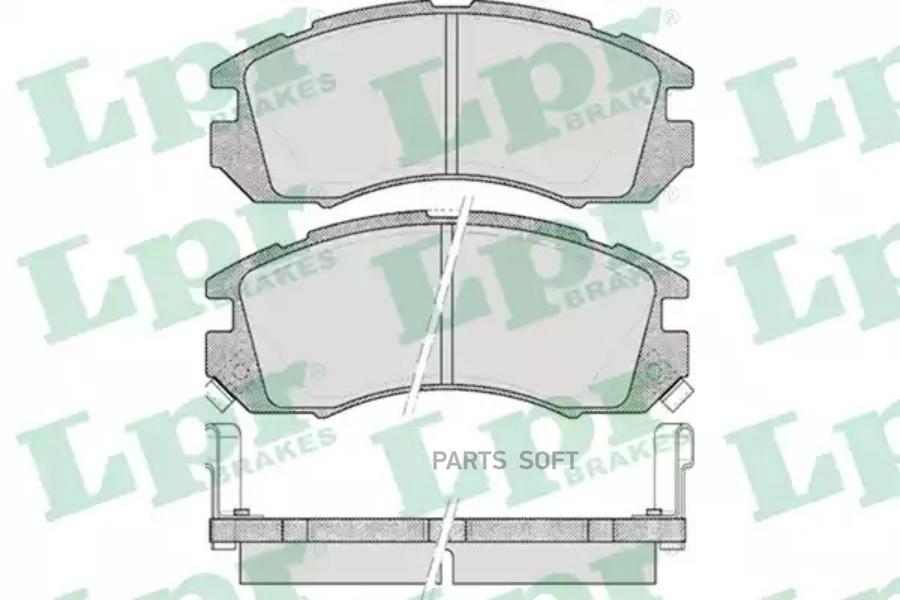 Колодки тормозные LPR 05P546