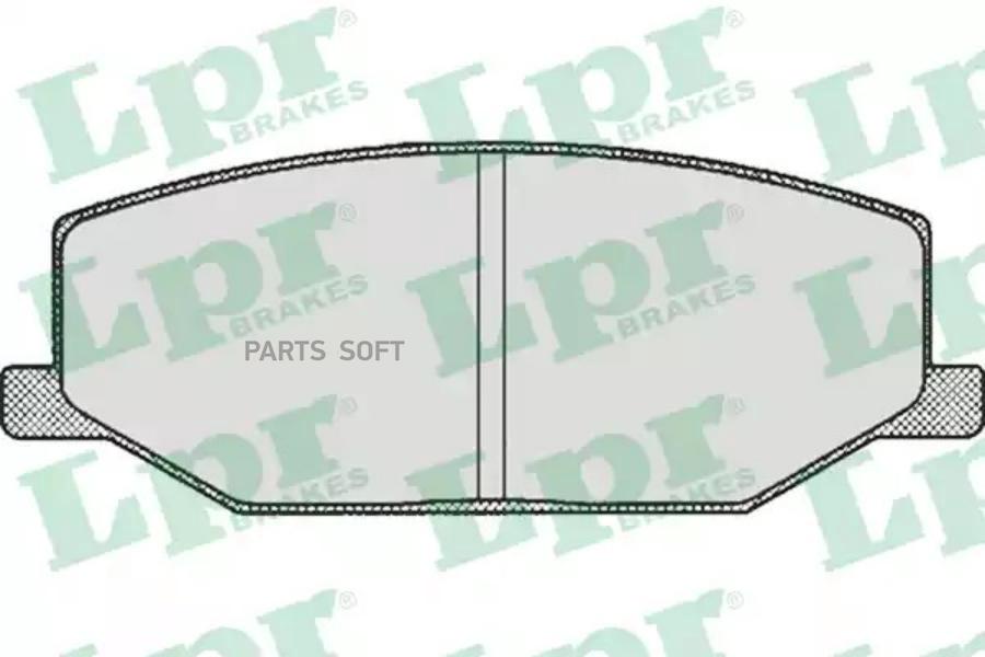 Колодки тормозные LPR 05P290