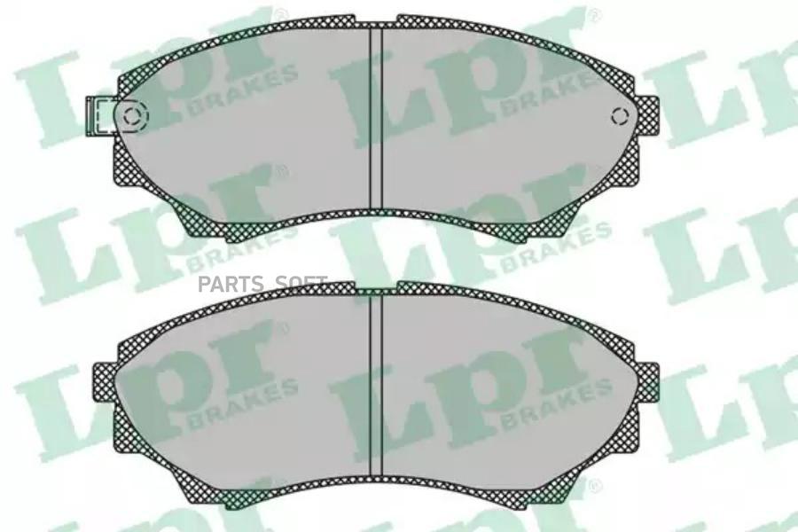 Комплект тормозных колодок дисковый тормоз LPR 05P1499