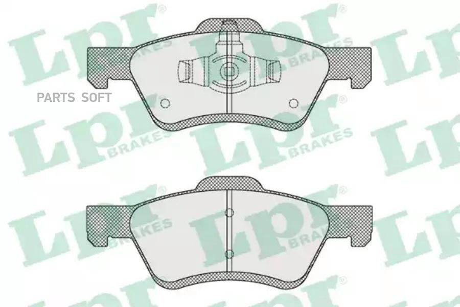 Комплект тормозных колодок дисковый тормоз LPR 05P1622