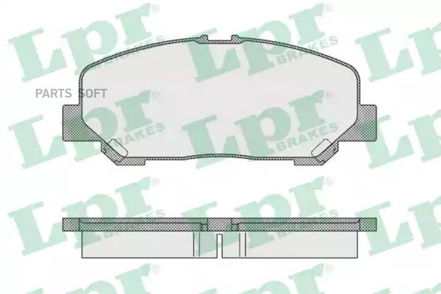 Колодки тормозные передние LPR 05P1636