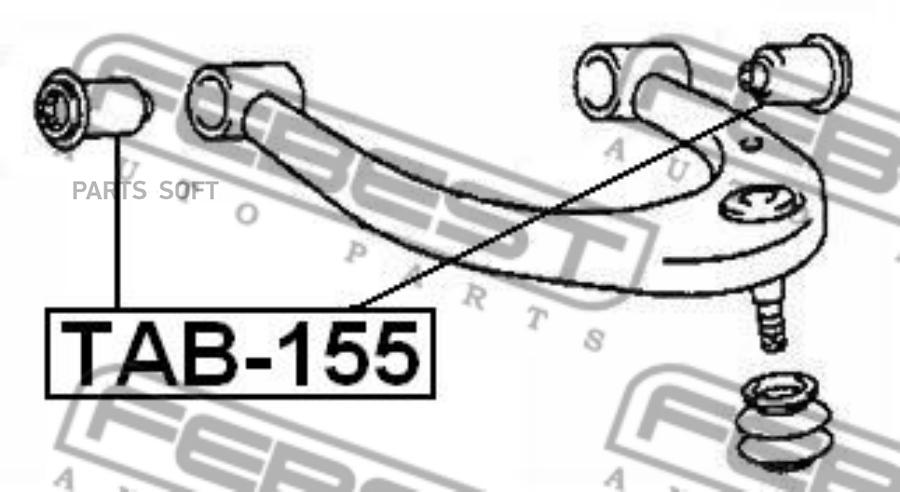 Втулка рычага подвески FEBEST TAB155