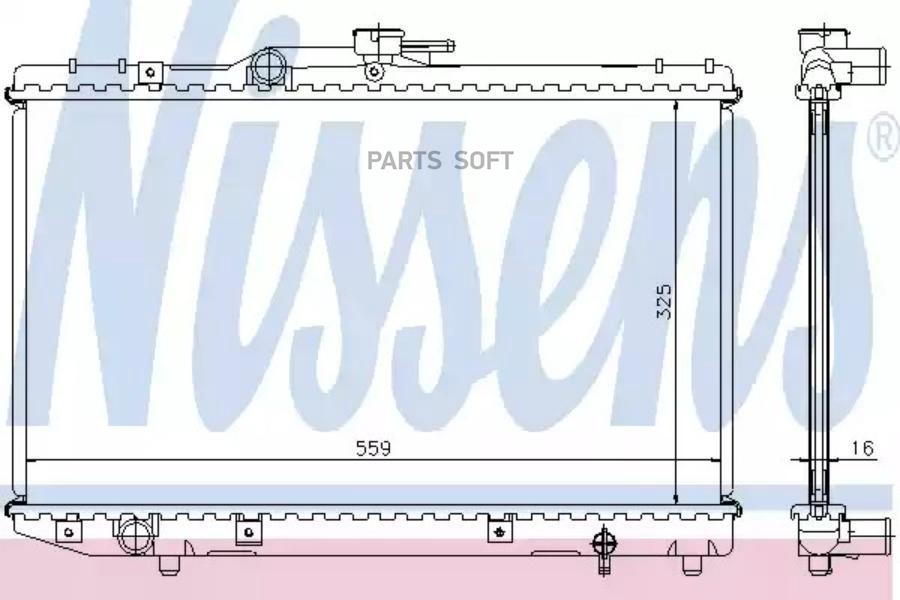 Радиатор NISSENS 64773