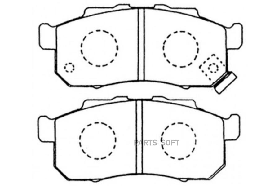 КОЛОДКИ ТОРМОЗНЫЕ ДИСКОВЫЕ BP28336 SB NAGAMOCHI BP28336