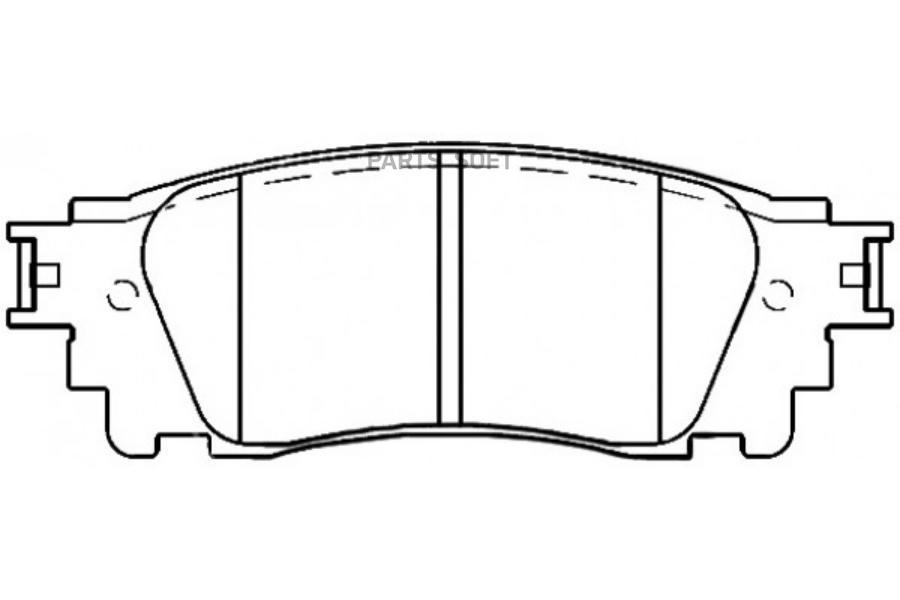 Тормозные дисковые колодки BP21007 SB NAGAMOCHI BP21007