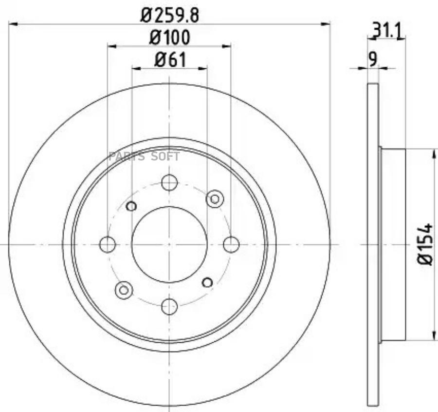 Автозапчасть BEHR-HELLA 8DD355122531