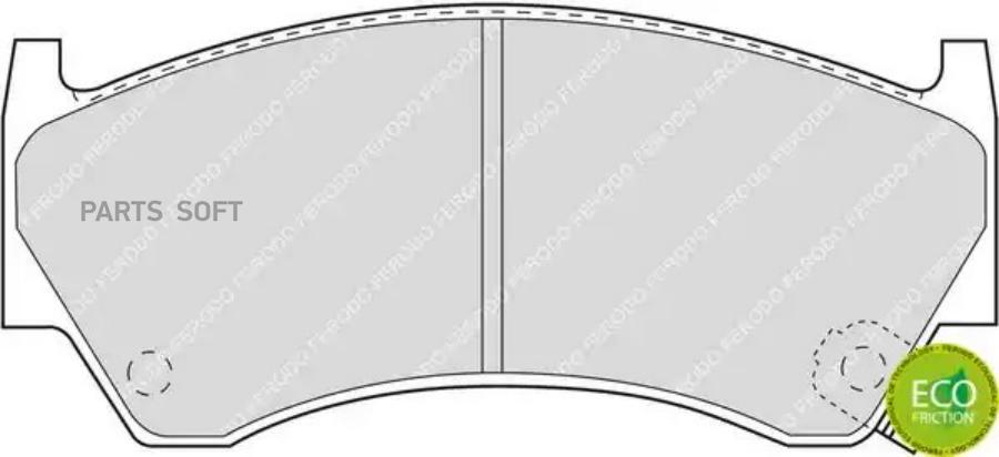Колодки тормозные дисковые Nissan Almera I Ferodo FERODO FDB1091