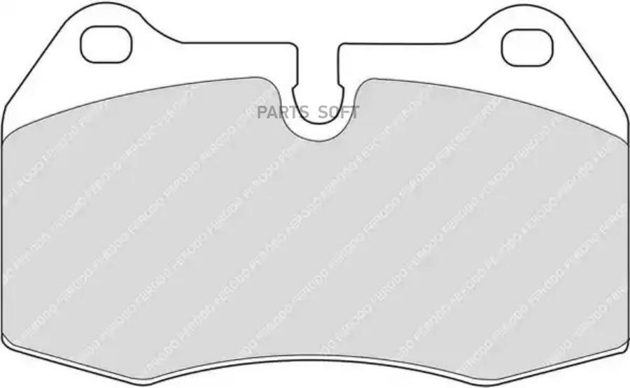 Колодки торм пер FERODO FDB998
