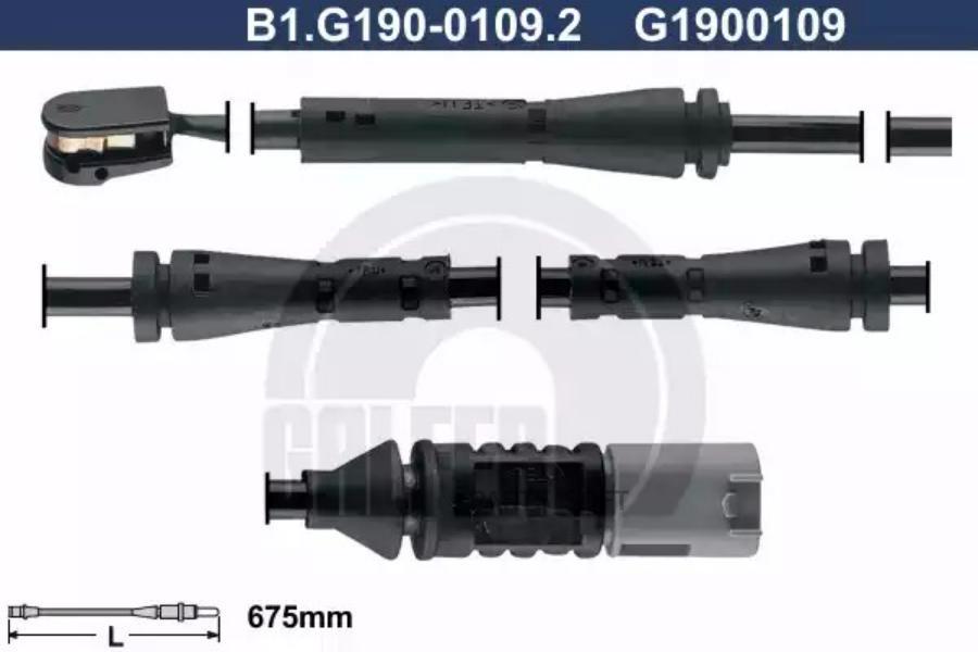 Сигнализатор износ тормозных колодок GALFER B1G19001092