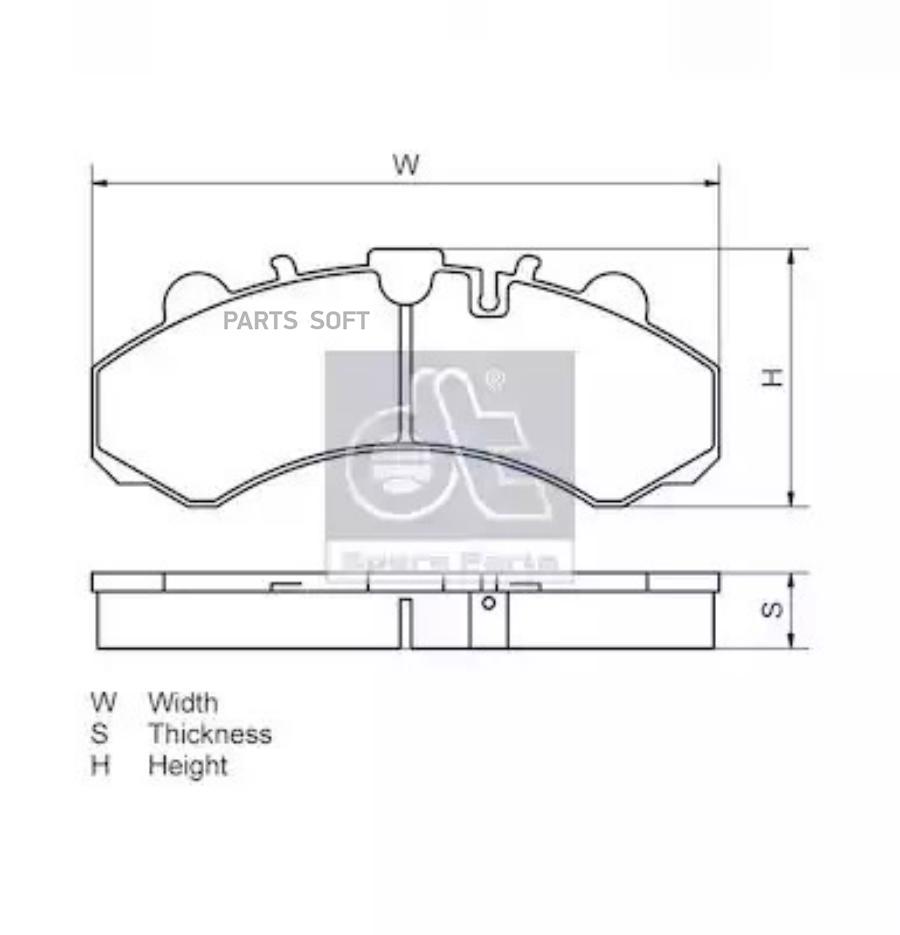 Автозапчасть DT SPARE PARTS 490936