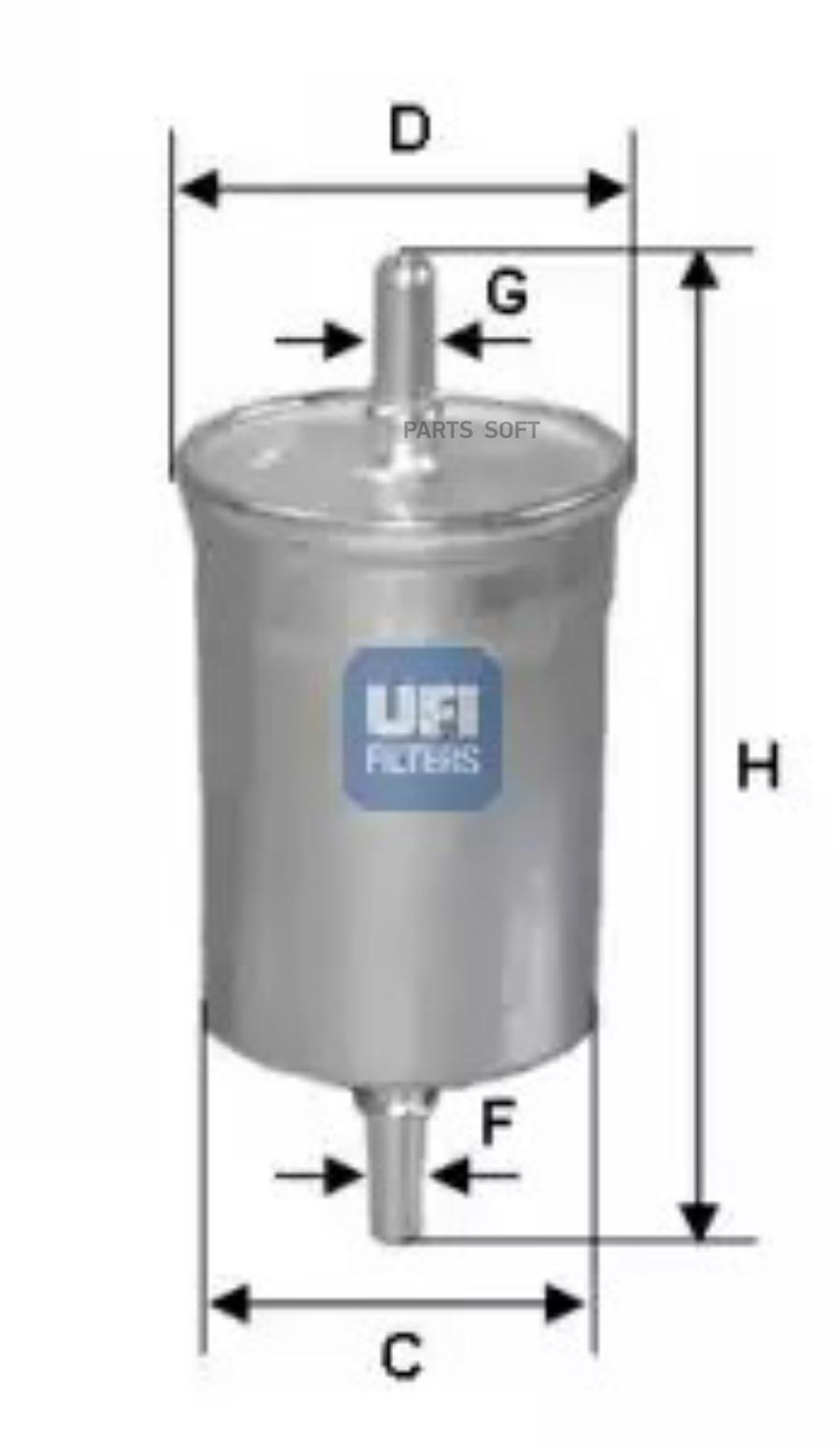 Фильтр топливный UFI 3183500