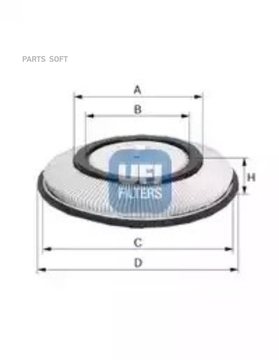 Воздушный фильтр UFI 2720000