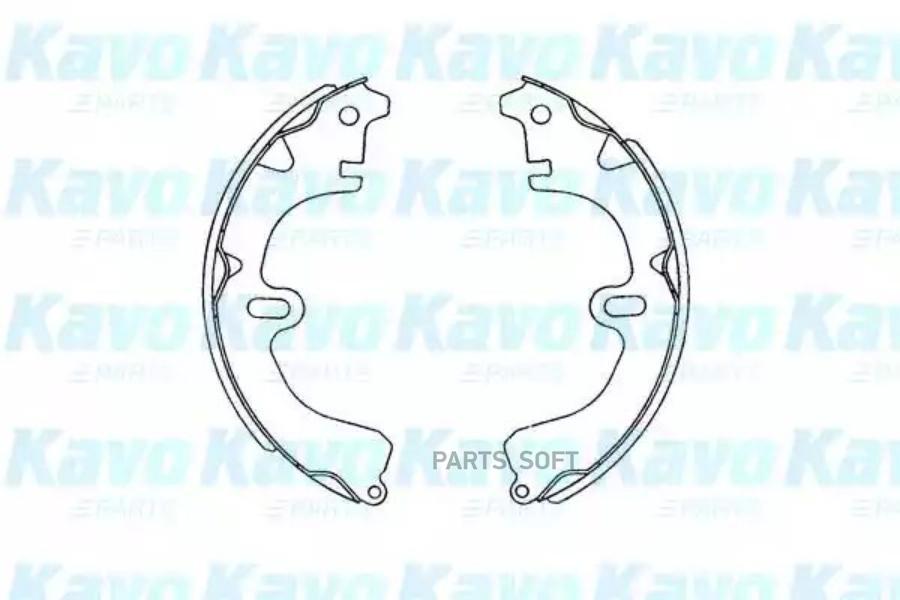 Комлект тормозных накладок KAVO PARTS KBS9914