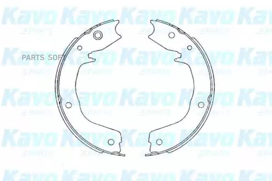 Колодки тормозные барабанные комплект KAVO PARTS KBS6413