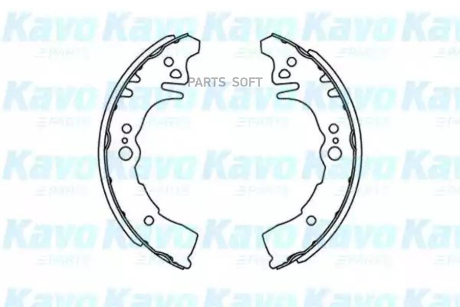 Колодки тормозные барабанные комплект KAVO PARTS KBS9917