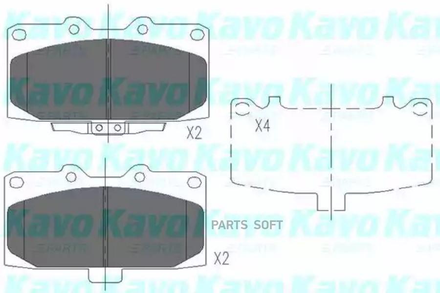 Автозапчасть KAVO PARTS KBP8003