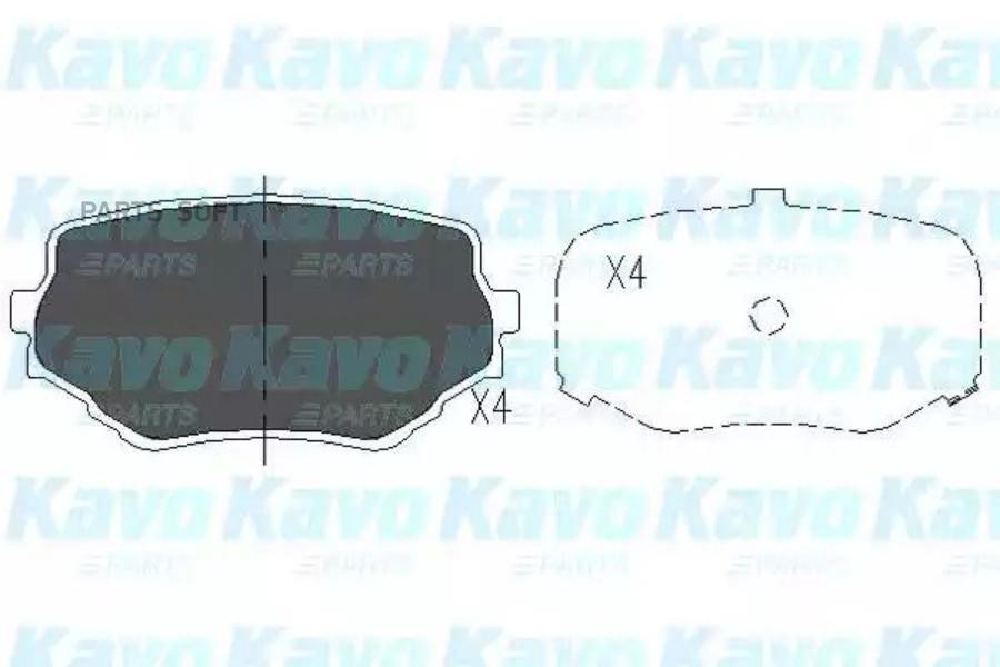 Автозапчасть KAVO PARTS KBP8506