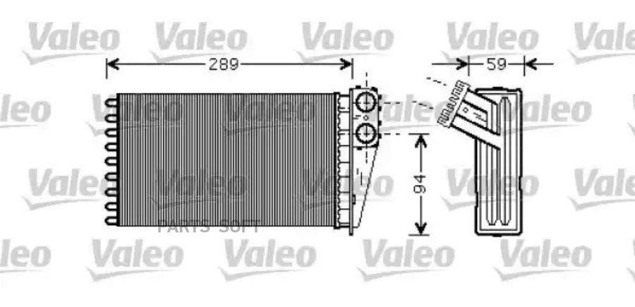 Теплообменник отопление салона VALEO 812338