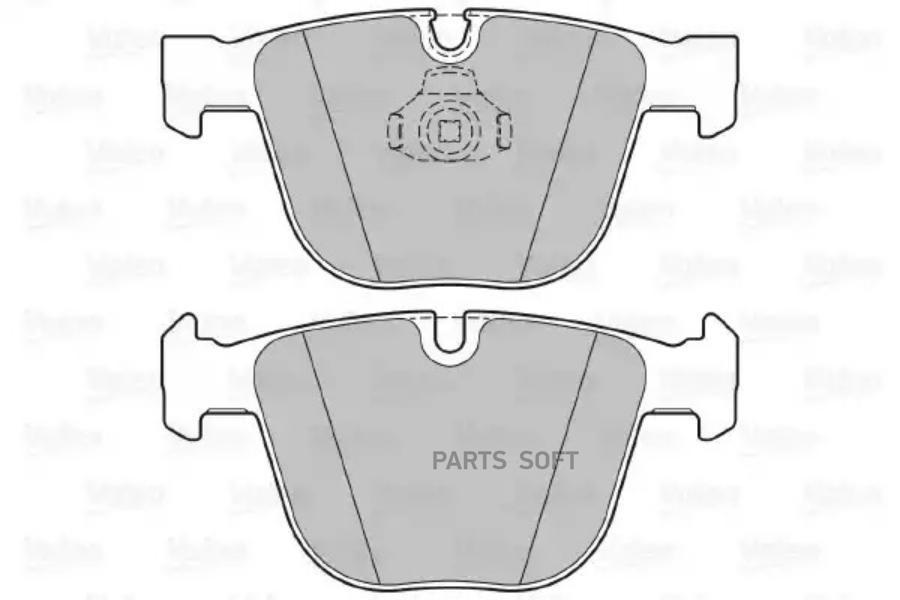 Колодки тормозные VALEO 301820