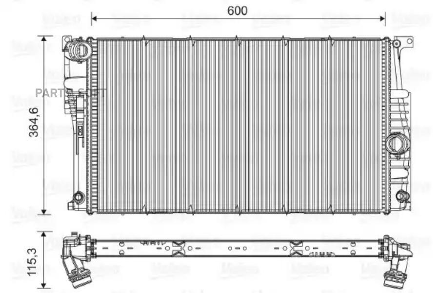 Радиатор VALEO 735455